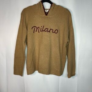 Active USA Tan Milano Crewneck Sweater